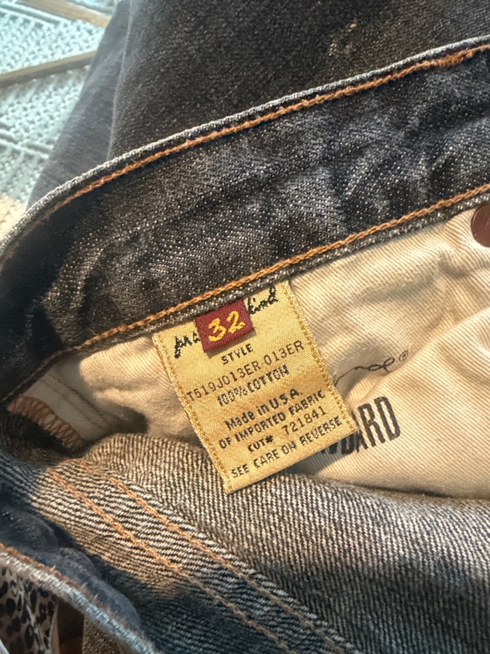 Seven for all mankind Dark Straight-Leg Jeans - Picture 3 of 3